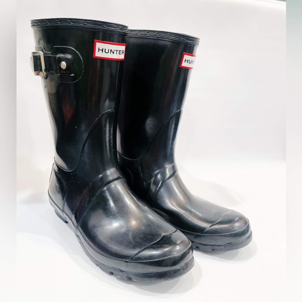 Hunter Women's Black Rain Boots